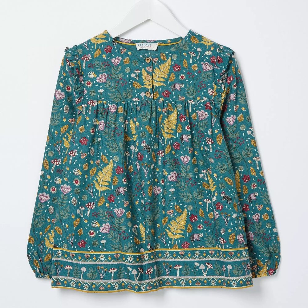 NWOT Fatface Sofia Woodland Top